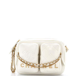 Chanel Logo Twin Pockets Chain Camera #231868C48B
